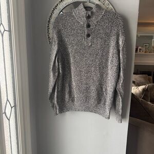 Weatherproof Men's Gray Button-Up Cardigan